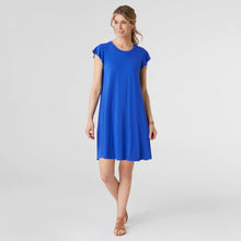 Load image into Gallery viewer, Francis Flutter Sleeve Dress - Cobalt Blue