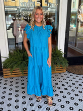 Load image into Gallery viewer, Betsy Midi Dress - Blue