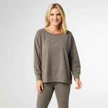 Load image into Gallery viewer, Weekend Brushed Side Zip Pullover - Spruce