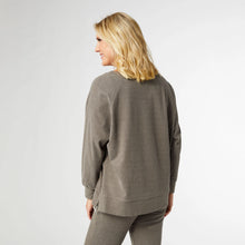 Load image into Gallery viewer, Weekend Brushed Side Zip Pullover - Spruce