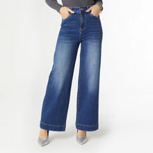 Load image into Gallery viewer, EverStretch High Rise Wide Leg Jeans - Dark Denim