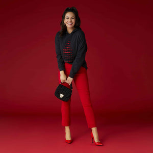 Cloud 9 Straight Leg Pant - Red