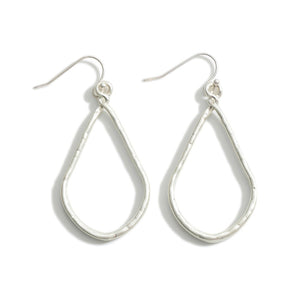 Silver Dainty Teardrop Earrings