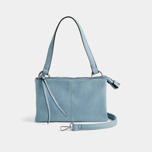 Load image into Gallery viewer, Moira Double Compartment Crossbody - Dusty Blue