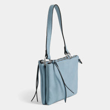 Load image into Gallery viewer, Moira Double Compartment Crossbody - Dusty Blue
