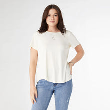 Load image into Gallery viewer, Erin Pleat Back Tee - Pearl