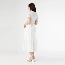 Load image into Gallery viewer, Genevieve Cinched Maxi Dress - White