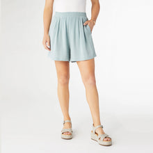 Load image into Gallery viewer, Sirine Soft Pull-On Pocket Shorts - Mint Green