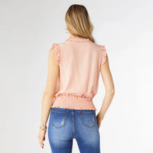 Load image into Gallery viewer, Winslet Cinched Waist Top - Light Coral