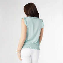 Load image into Gallery viewer, Winslet Cinched Waist Top - Sea Green