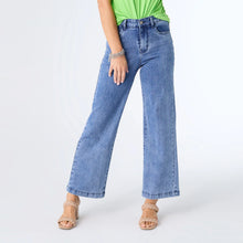 Load image into Gallery viewer, EverStretch Wide Leg Ankle Jeans - Medium Denim