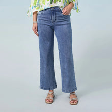 Load image into Gallery viewer, EverStretch Wide Leg Ankle Jeans - Medium Denim