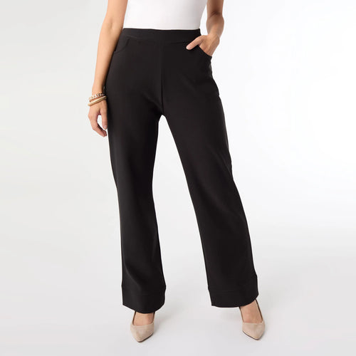 Georgie Wide Leg Bottoms - Black