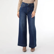 Load image into Gallery viewer, EverStretch Wide Leg Jeans - Dark Denim