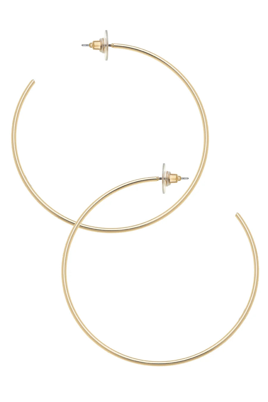 Canvas Gwen Hoop Earrings in Shiny Gold