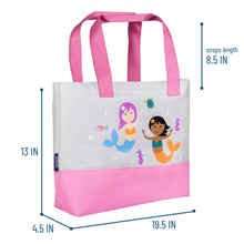 Load image into Gallery viewer, Kid&#39;s Beach Tote - Mermaids