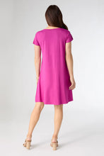 Load image into Gallery viewer, Francis Flutter Sleeve Dress - Electric Fuchsia