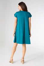 Load image into Gallery viewer, Francis Flutter Sleeve Dress - Dark Teal
