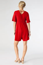 Load image into Gallery viewer, Bella Crossover Romper Short - Tango Red