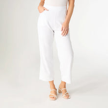 Load image into Gallery viewer, Georgie Wide Leg Cropped - White