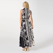 Load image into Gallery viewer, Joelle Collared Maxi Dress - Black Floral
