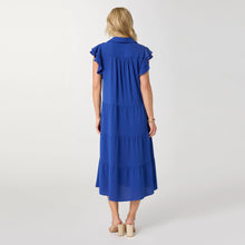 Load image into Gallery viewer, Kendall Flutter Sleeve Maxi Dress - Cobalt
