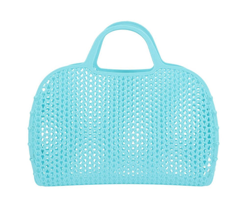 Retro Vintage Beach Bag - Turquoise