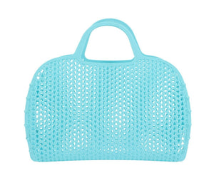 Retro Vintage Beach Bag - Turquoise