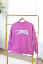 Load image into Gallery viewer, Word Warrior - Reversible Sweatshirt - Loved &amp; Chosen - Pink