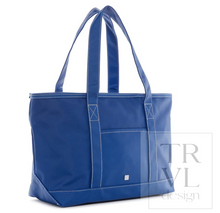 Load image into Gallery viewer, TRVL Design - Medium Tote - Coated Canvas Blue Bell