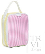 Load image into Gallery viewer, TRVL Design - Lunch Box Insulated Lunch Bag - Patch Pink
