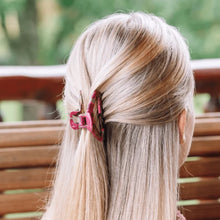 Load image into Gallery viewer, Small Teleties Open Hair Clip - Garden Glam