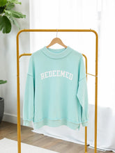 Load image into Gallery viewer, Word Warrior - Reversible Sweatshirt - Hope &amp; Redeemed - Mint