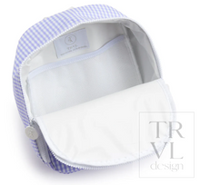 Load image into Gallery viewer, TRVL Design - Bring It Lunch Bag - Gingham Lilac