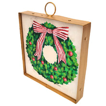Load image into Gallery viewer, RTC Mini Art Green Wreath Red Balls