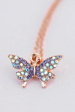 Load image into Gallery viewer, Boutique Butterfly Gem Necklace