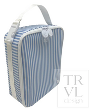 Load image into Gallery viewer, TRVL Design - Lunch Box Insulated Lunch Bag - Pimlico Stripe Chambray