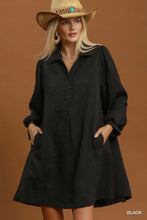 Load image into Gallery viewer, Kimberly Jacquard Dress - Black