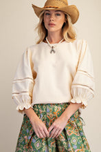 Load image into Gallery viewer, Brittany Rounded Washed Top - Natural