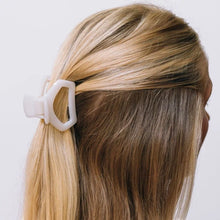 Load image into Gallery viewer, Petite Teleties Open Hair Clip - Coconut White