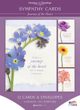 Load image into Gallery viewer, Christian Greetings Boxed Cards - Sympathy - Journey of the Heart