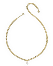 Load image into Gallery viewer, Kendra Scott Oakland Pearl Short Pendant Necklace - Gold