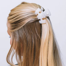 Load image into Gallery viewer, Petite Teleties Classic Claw Clip - Coconut White