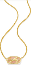 Load image into Gallery viewer, DOLLY PARTON ELISA BUTTERFLY MULTI STRAND NECKLACE - GOLD LIGHT PINK DRUSY