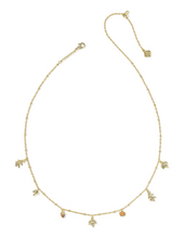 Load image into Gallery viewer, Kendra Scott Autumn Gold Charm Necklace- Multi Mix