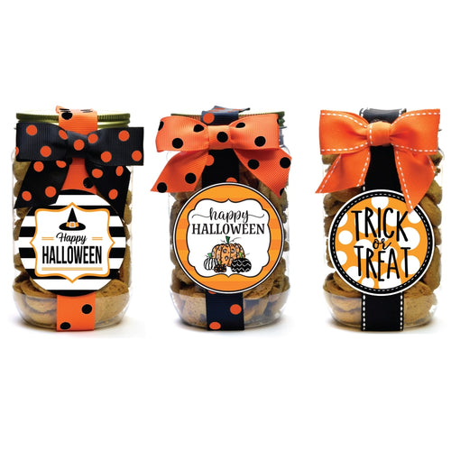 Oh, Sugar! Halloween Cookie Pint Jars - Confetti Cupcake