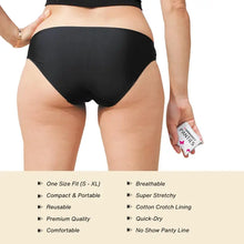 Load image into Gallery viewer, Emergency Panties Kit - Black Bikini