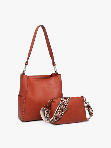 Penny 2-in-1 Bucket Bag - Terracotta