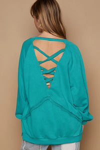 The Crissy Pullover - Evergreen Teal