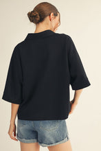 Load image into Gallery viewer, Indiya V-Neck Top - Black